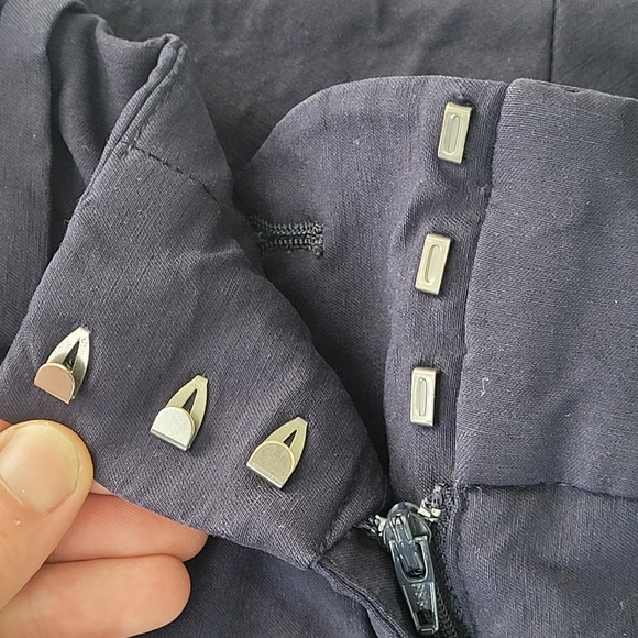 Satinato Navy Trouser Pants size 6 Regular - Picture 2 of 8